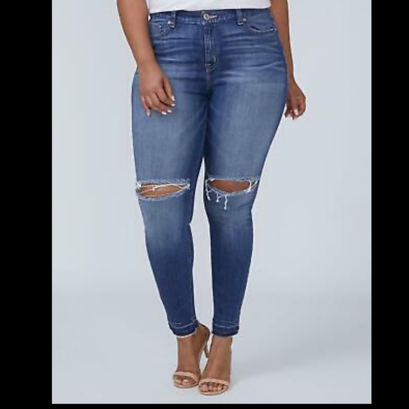 Lane Bryant Denim - NWT Lane Bryant Skinny Jean - Released Hem Denim